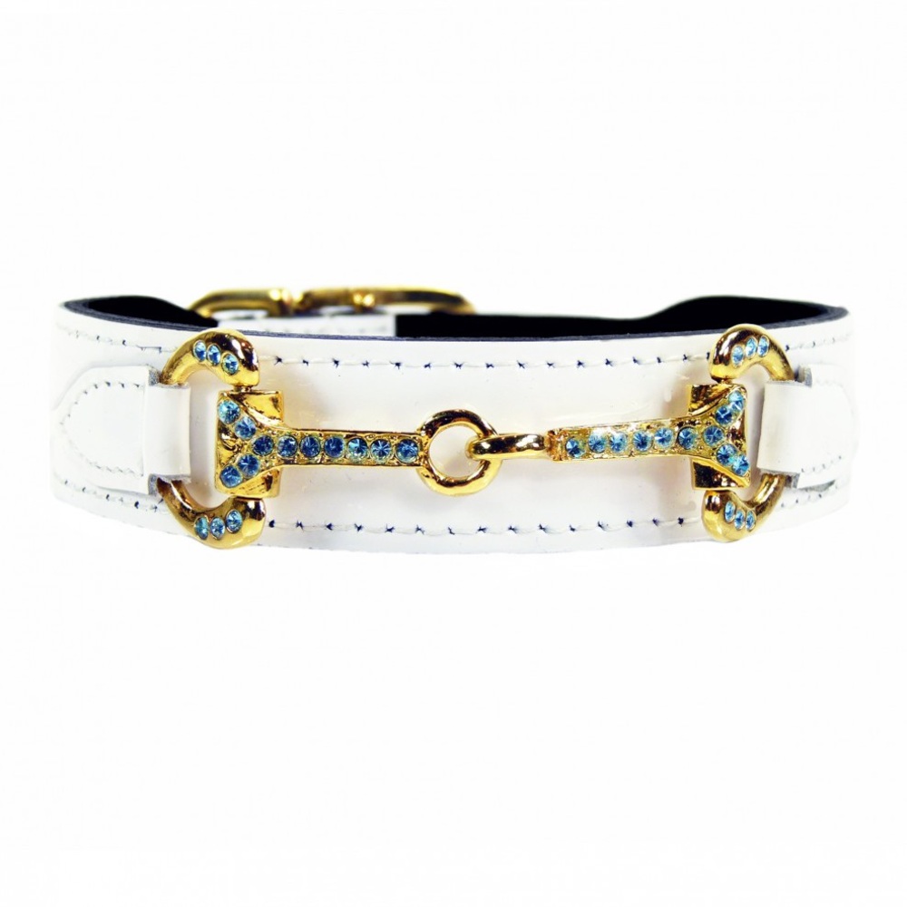 Hartman & Rose- Horse & Hound In White Patent